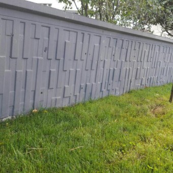 3 Boyut Desenli Beton Duvar