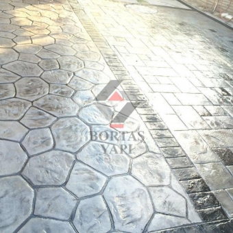 Desenli Baskı Beton