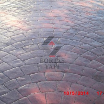 Desenli Baskı Beton