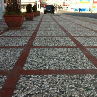 Beton Yer Karo Taşı