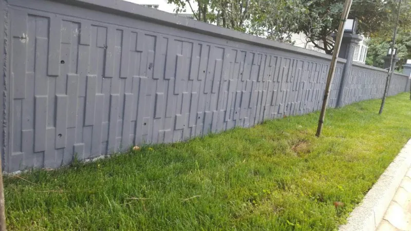 3 Boyut Desenli Beton Duvar