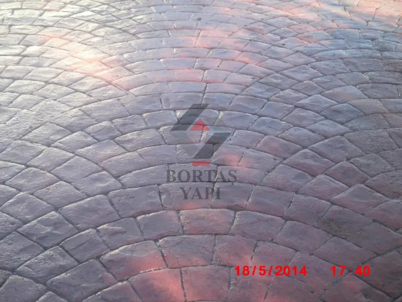 Desenli Baskı Beton